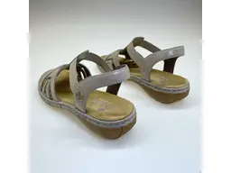 Béžové pohodlné sandále Rieker 65918-62