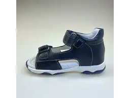 Modré kožené sandálky D.D.Step AC64-421AM