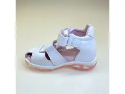 Biele kožené sandálky D.D.Step DSG022-JAC290-359BW