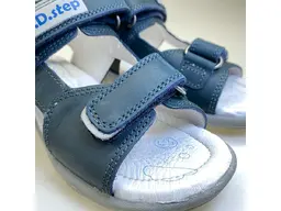 Modro zelené kožené sandálky D.D.Step DSB222-JAC290-376