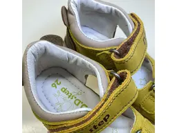 Žlté kožené sandálky D.D.Step DSB122-JAC64-894B