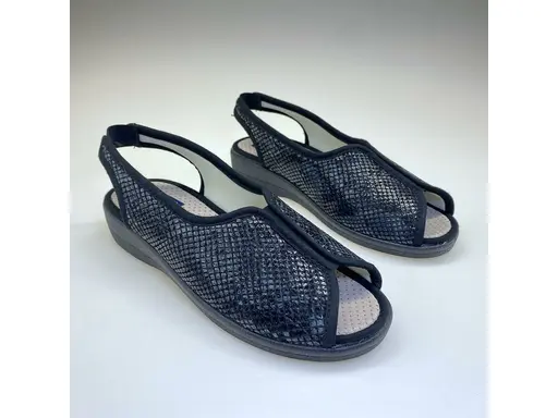 Čierne mäkučké papuče Neles ASP49867-60