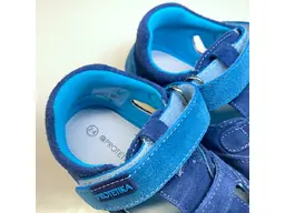 Modré barefoot polosandále Protetika Flip Blue