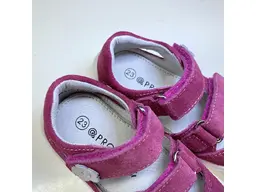Fuksiové barefoot polosandále Protetika Meryl fuxia