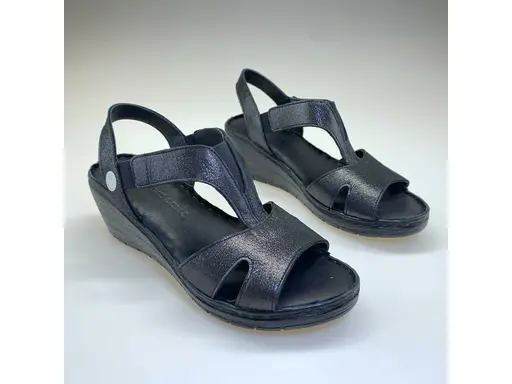 Čierne očarujúce sandále EVA D21YA-1290