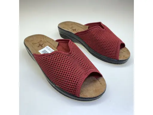 Červené pohodlné papuče EVA VLSO-26-01