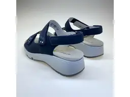 Modré široké sandále Waldlaufer 821M02