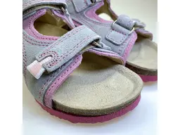 Zdravotné detské sivo ružové sandále Protetika T32-20