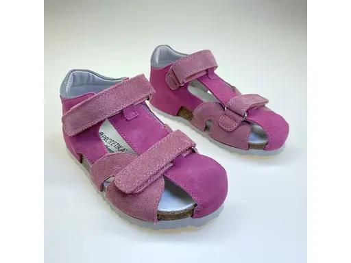 Zdravotné detské fuxiové sandále Protetika T116B-35