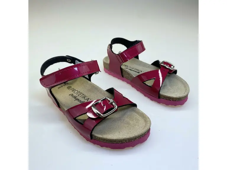 Zdravotné detské malinové sandále Protetika T99-25