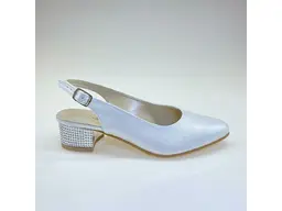 Elegantné strieborné sandále EVA M909-AgGL
