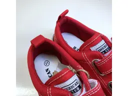 Červené detské textilné tramky Americana LH38/22-30