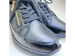 Čierne poltopánky Rieker N4330-00