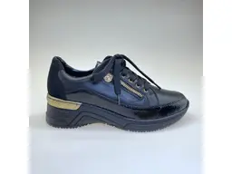 Čierne poltopánky Rieker N4330-00