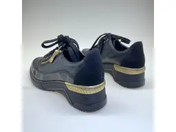 Čierne poltopánky Rieker N4330-00