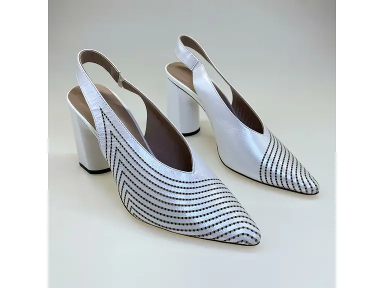 Biele elegantné sandále Bombonella ASPG067TN52/22