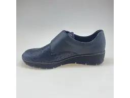 Modré pohodlné mokasíny Rieker 537C0-14