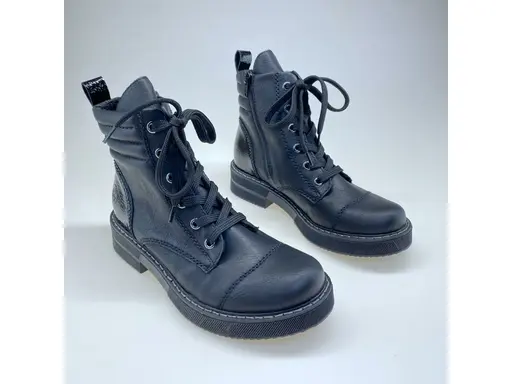 Čierne teplé členkové topánky Rieker 72014-00