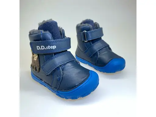Modré zateplené topánky D.D.Step DVB022-w073-457A