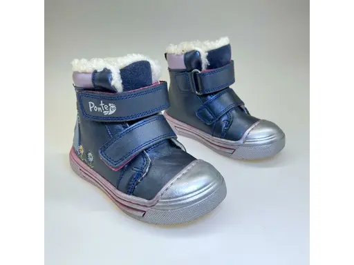 Modré zateplené topánky D.D.Step PVG122-DA03-1-689A