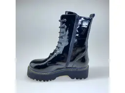 Čierne teplé členkové topánky EVA 163-105-60