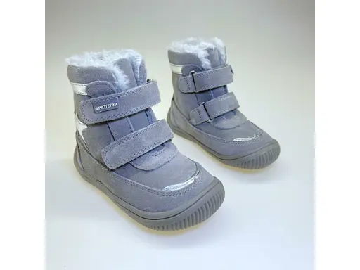 Teplé sivé barefoot topánky Protetika Linet Grey