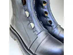 Čierne teplé členkové topánky SS 40070-60