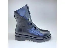 Čierne teplé členkové topánky SS 40070-60