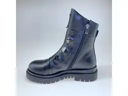 Čierne teplé členkové topánky SS 40070-60