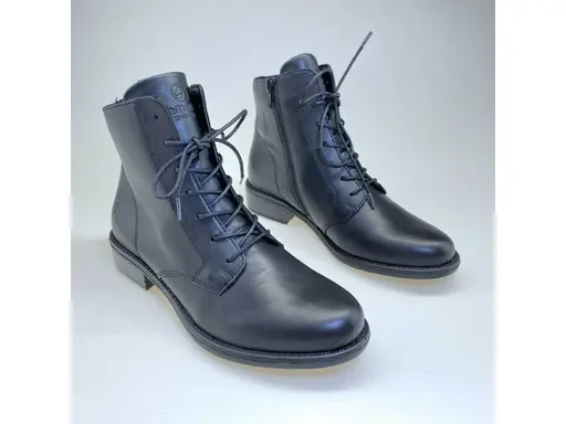 Čierne teplé členkové topánky Remonte D0F73-01