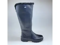 Čierne teplé TEXové čižmy Remonte D0E73-00