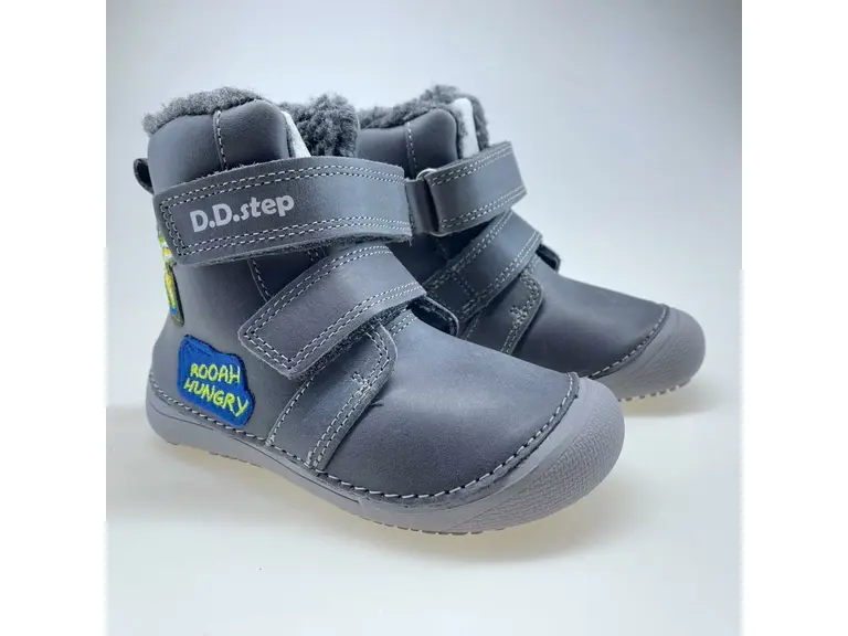 Teplé barefoot členkové topánočky D.D.Step DVB122-W063-968A-OBT