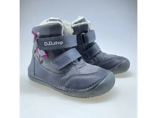 Teplé barefoot členkové topánočky D.D.Step DVG122-W063-710A