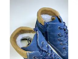 Modré teplé topánky Protetika Henson navy