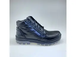 Čierne teplé vychádzkové topánky Askor A120-60