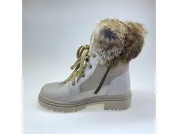 Béžové teplé členkové topánky Pollonus P5-1453-009