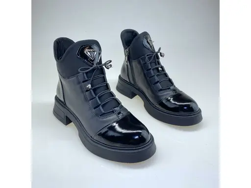 Čierne teplé členkové topánky Bombonella ASP055.500