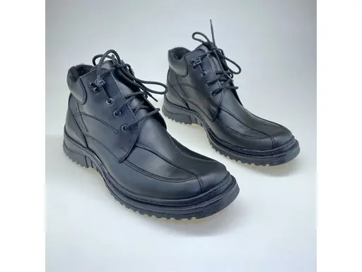 Čierne teplé členkové topánky Askor A700-60