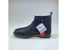 Čierne teplé topánky Rieker 05360-00