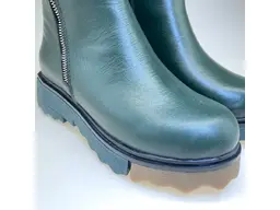 Zelené pohodlné teplé topánky Bombonella ASP9T-007.1043