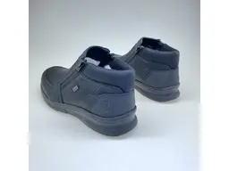 Čierne pohodlné teplé topánky Rieker 14820-00