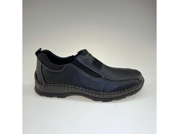 Široké čierne topánky Rieker 05363-00