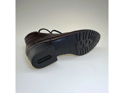 Bordové teplé kožené topánky Remonte D6877-35