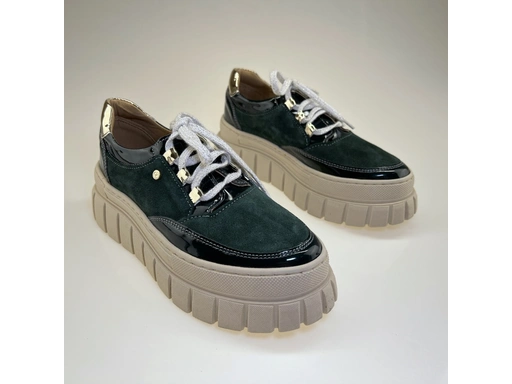 Dámske zelené poltopánky Olivia Shoes DTE2118-50