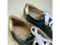 Dámske zelené poltopánky Olivia Shoes DTE2118-50