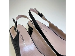 ASP255-60 Dámske čierne módne sandale