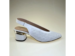 ASP333-10 Dámske biele módne sandale