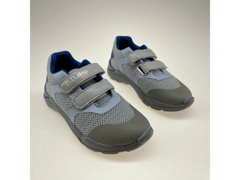 Sivé pohodlné botasky DRB223-F061-378A