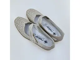 Dámske baleríny Rieker 41399-60 – Krémový komfort s technológiou Antistress