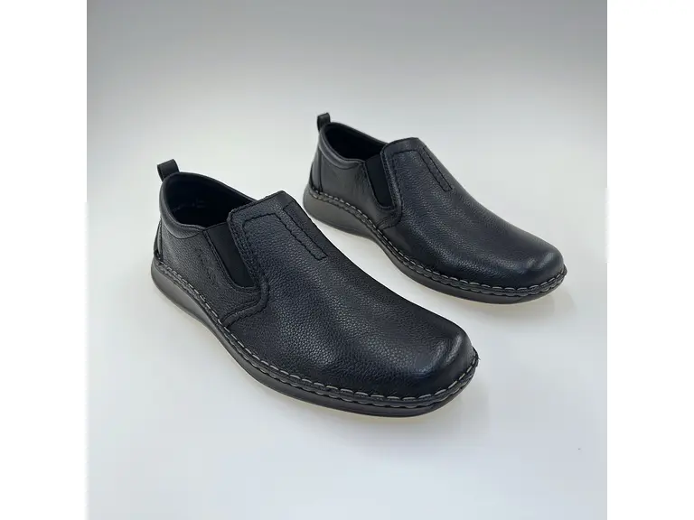 Pánske čierne širšie mokasíny Rieker 05264-00